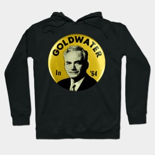 Goldwater in '64 Presidential Campaign Button Hoodie